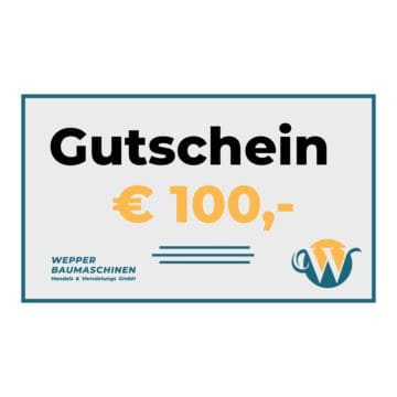Wepper GmbH Gutschein - 100 EUR