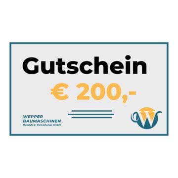 Wepper GmbH Gutschein - 200 EUR