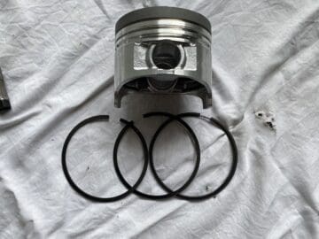 Kolben mit Kolbenringe für XN08 Minibagger( KOOP und Changchai 1 Zylinder Motore)