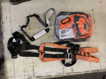 Sicherheitsgeschirr für Arbeitsbühnen